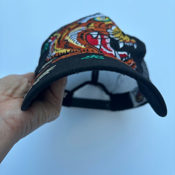 Ed Hardy Embroidered Screaming Tiger Cap-unisex - Picture 11 of 11